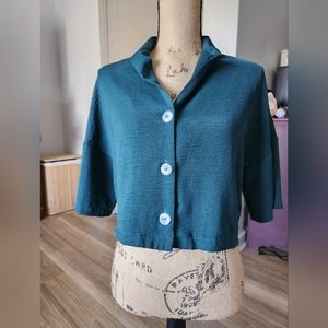 Dark green button up